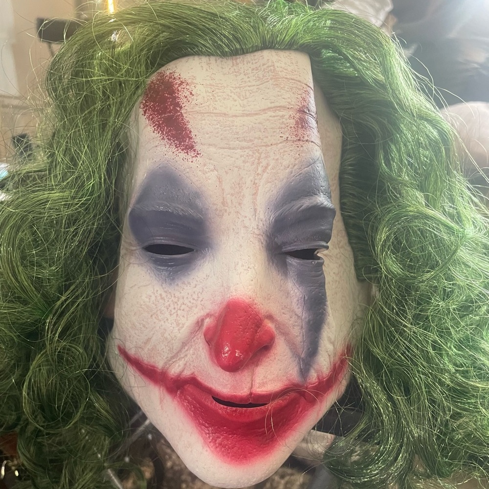 Green and Red Joker mask